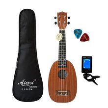 Load image into Gallery viewer, Aiersi brand 21 inch mahogany Soprano ukulele Hawaiian guitar ukelele